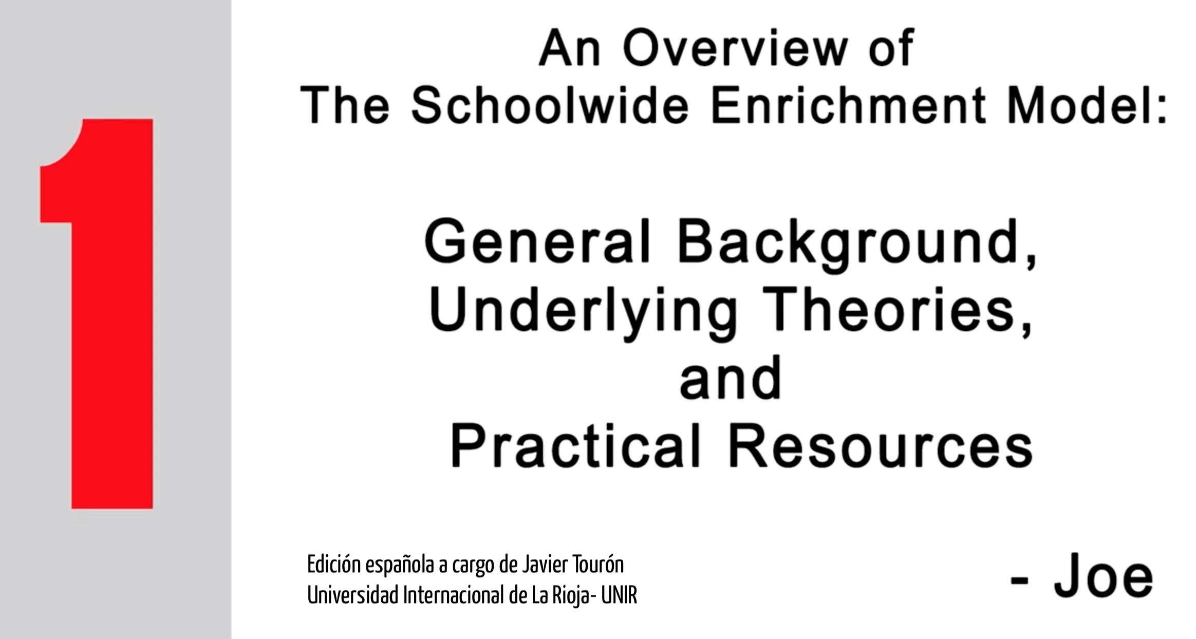 Schoolwide Enrichment Model