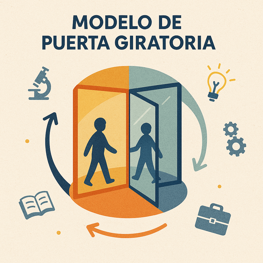 Modelo de puerta giratoria