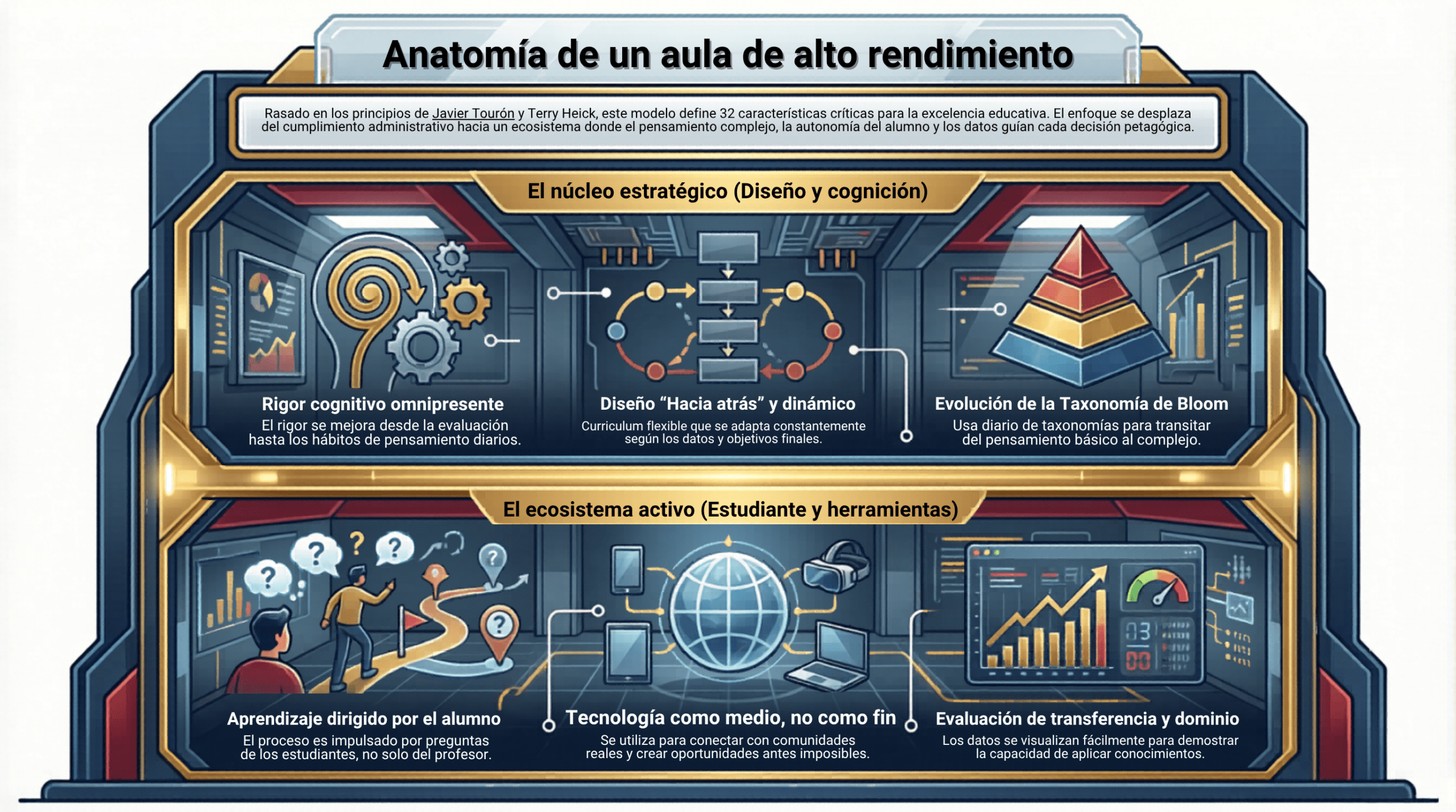 Rigor cognitivo y aulas de alto redimiento